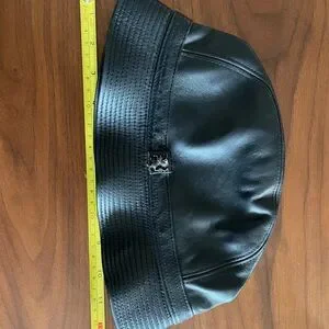 Phillip Treacy | Accessories | Black Leather Phillip Treacy  display picture 1
